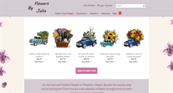 Desktop Screenshot of flowersbyjuliaprinceton.com